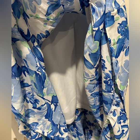 PRETTYGARDEN Womens Summer Puffy Short Sleeve Square Neck Smocked Tiered Ruffle - Picture 13 of 15